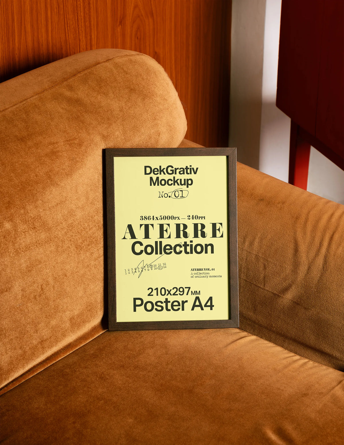 No. 01 Poster A4 Mockup AC Vol 1