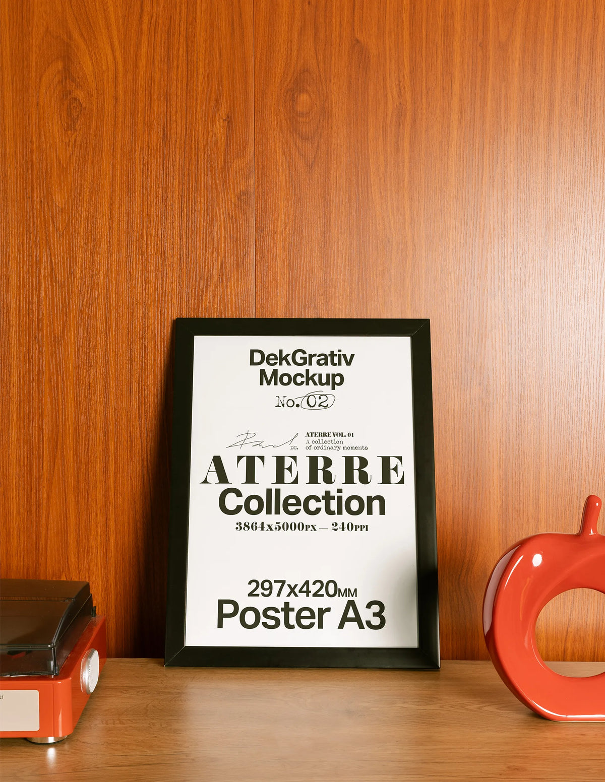 No. 02 Poster A3 Mockup AC Vol 1
