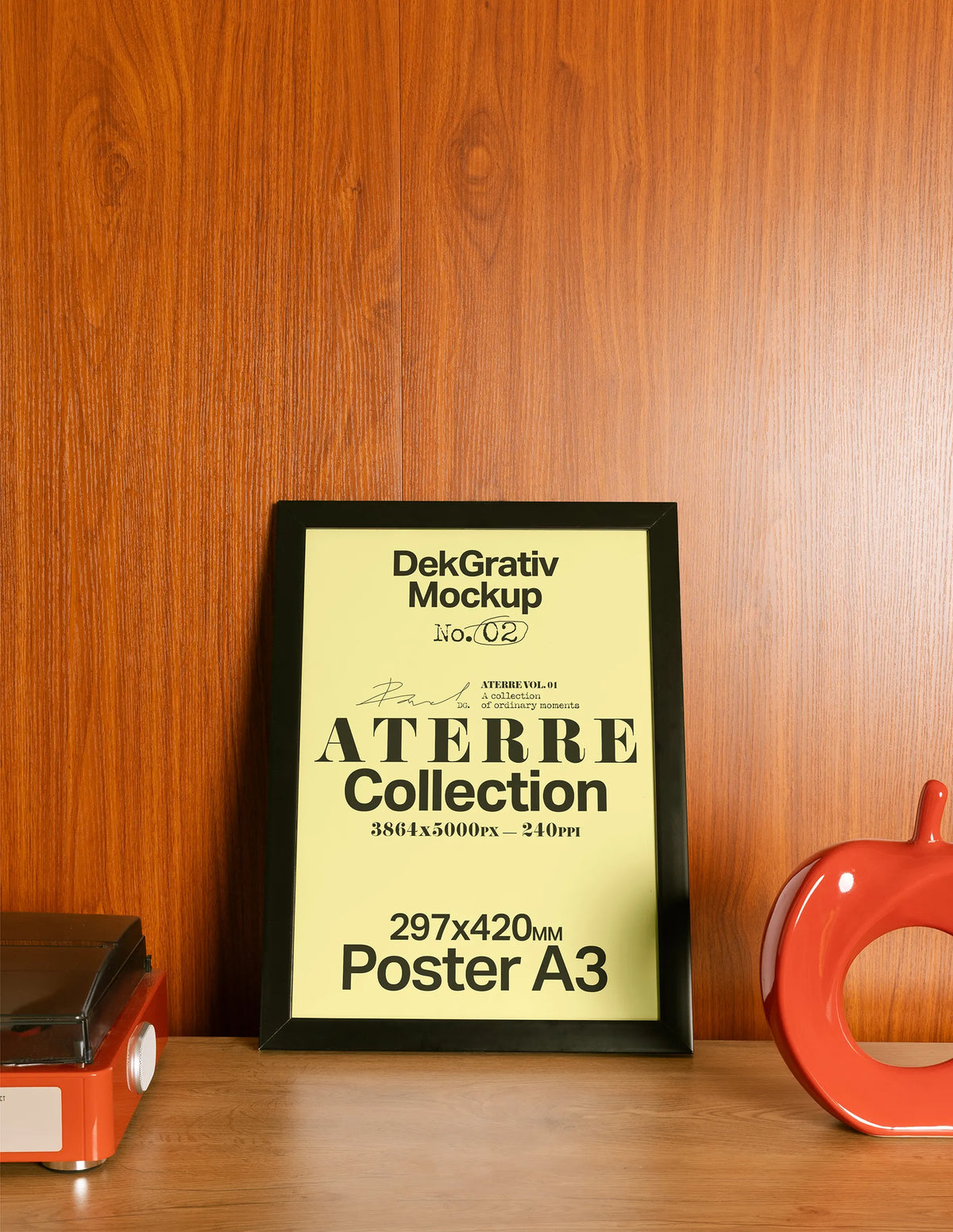 No. 02 Poster A3 Mockup AC Vol 1