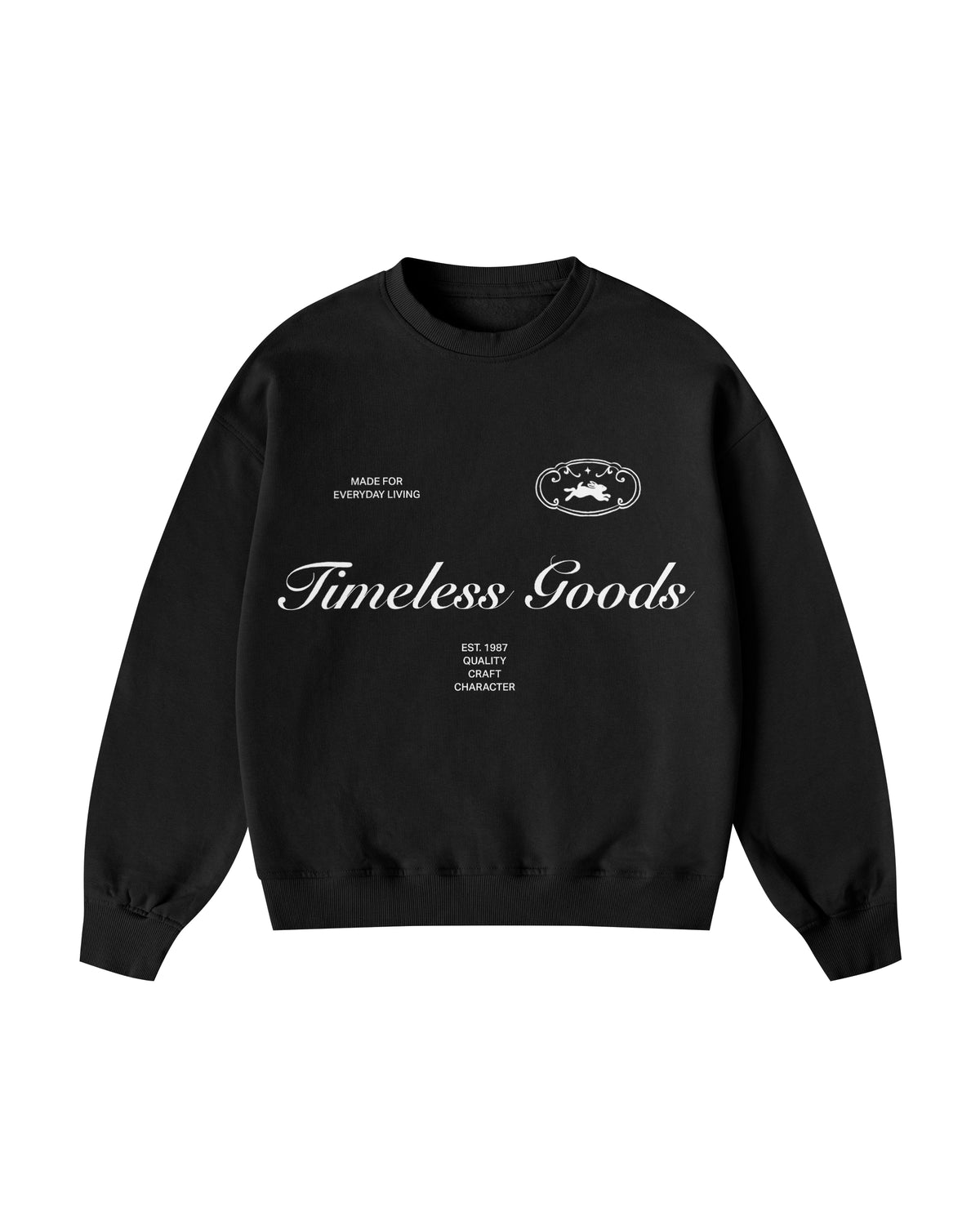 Free Relaxed Fit Sweatshirt Mockup