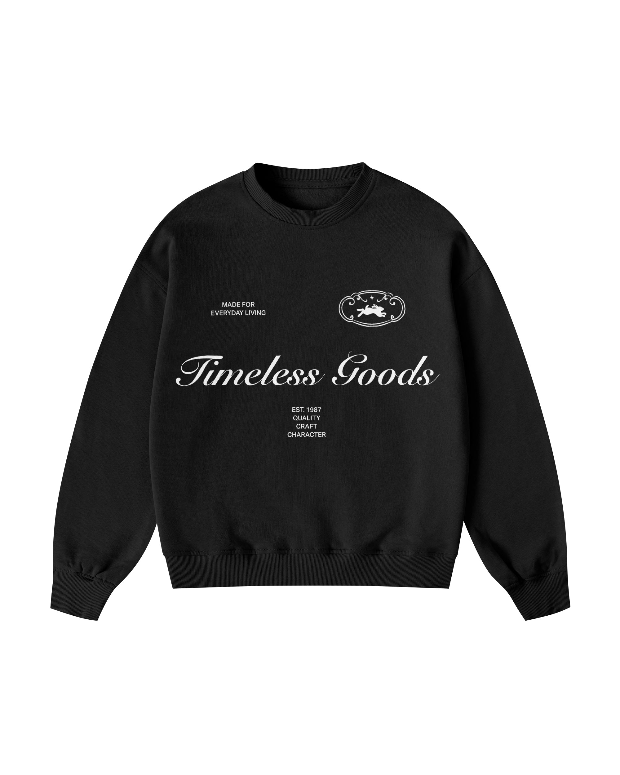 Free Relaxed Fit Sweatshirt Mockup