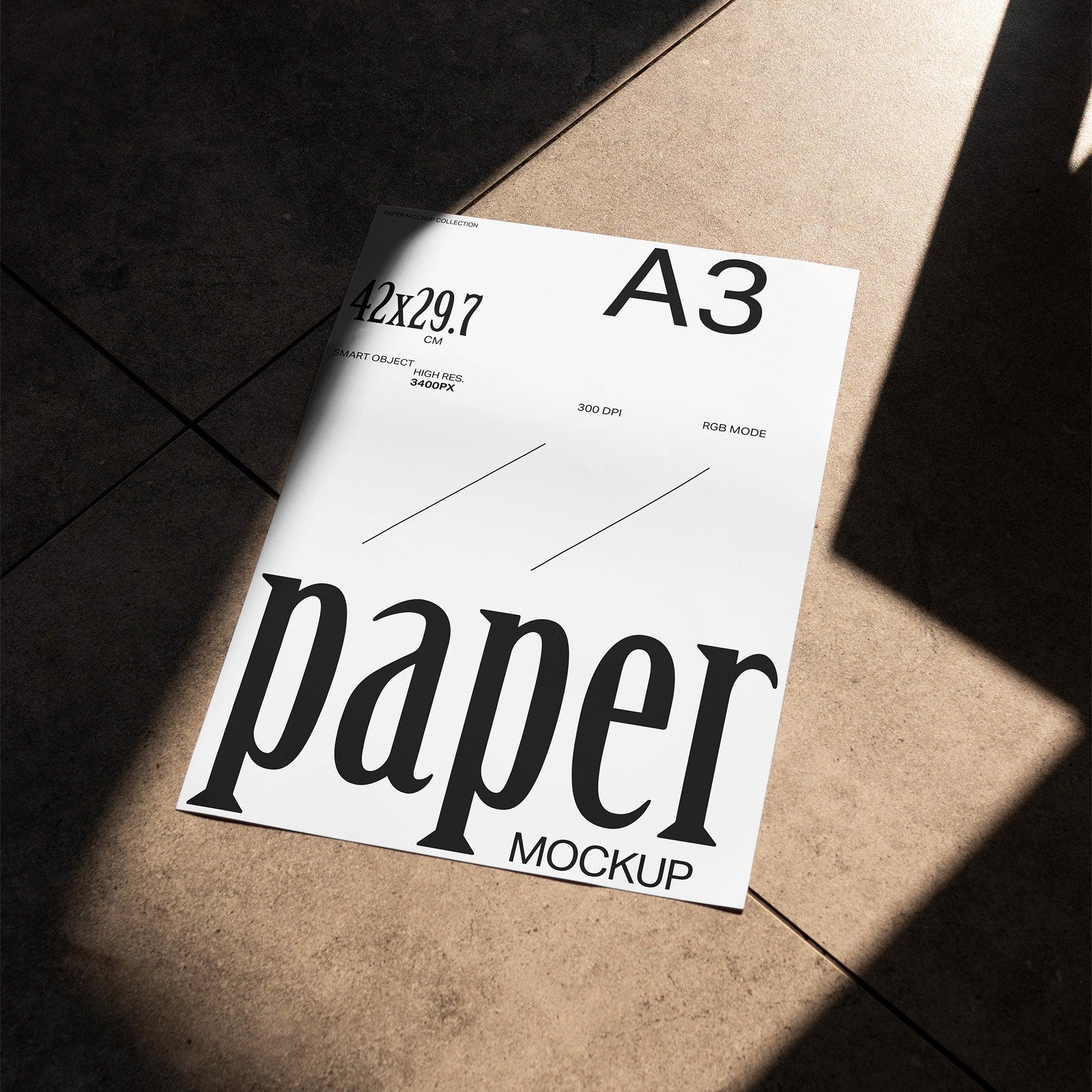 10 A3 Poster Mockups 2023