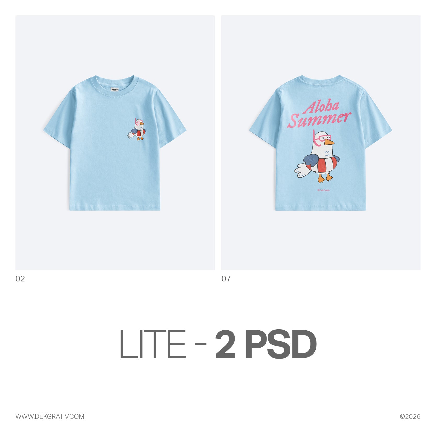 8 Kids Relaxed Fit T-Shirt Mockups 2026