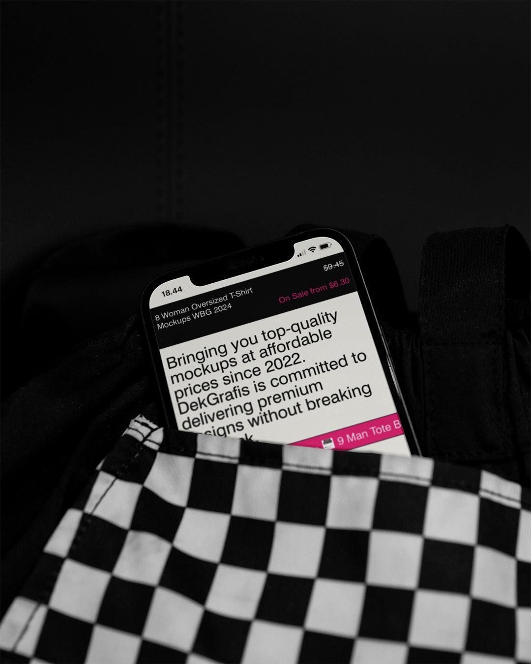 8 Realistic iPhone Mockups (1170x2532px)
