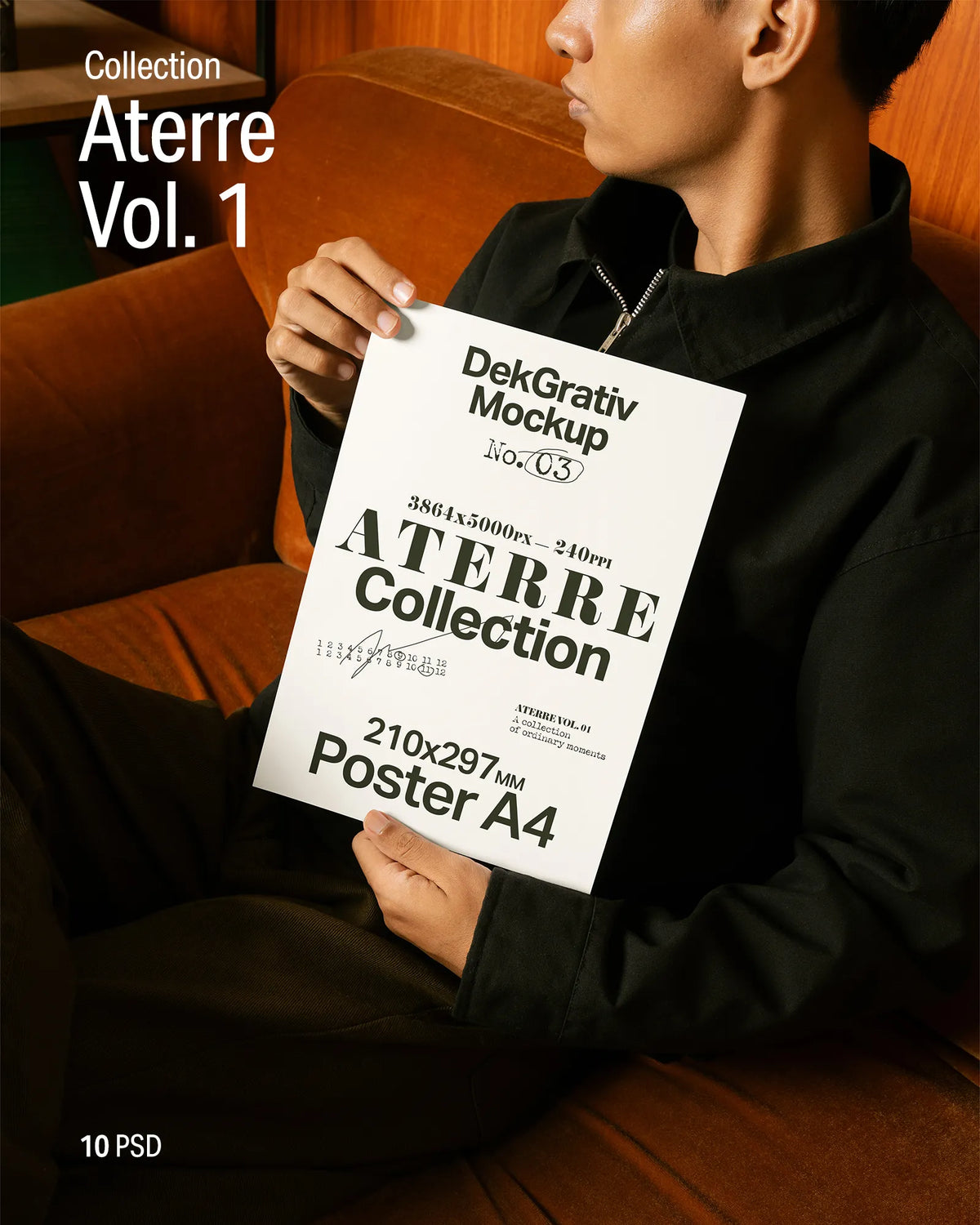 10 Poster Mockups Aterre Collection Vol 1