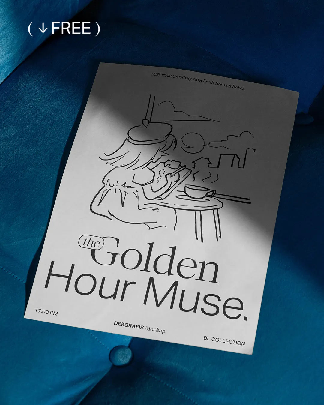 Free A3 Poster Mockups BC 01