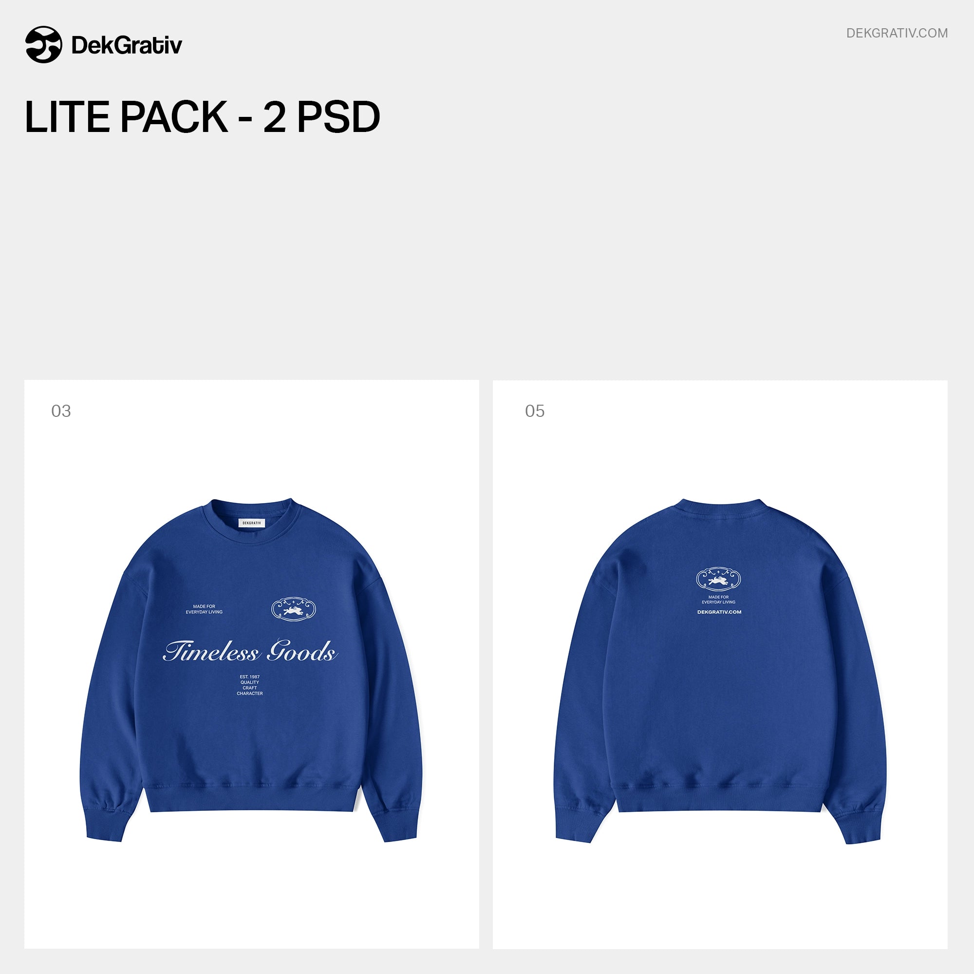 6 Relaxed Fit Sweatshirt Mockups 2026