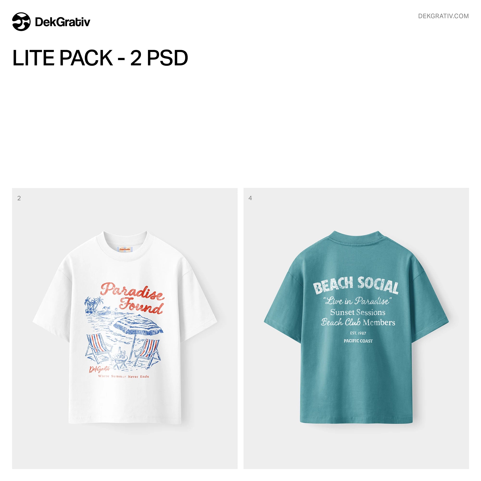 6 Relaxed Fit T-Shirt Mockups 2026