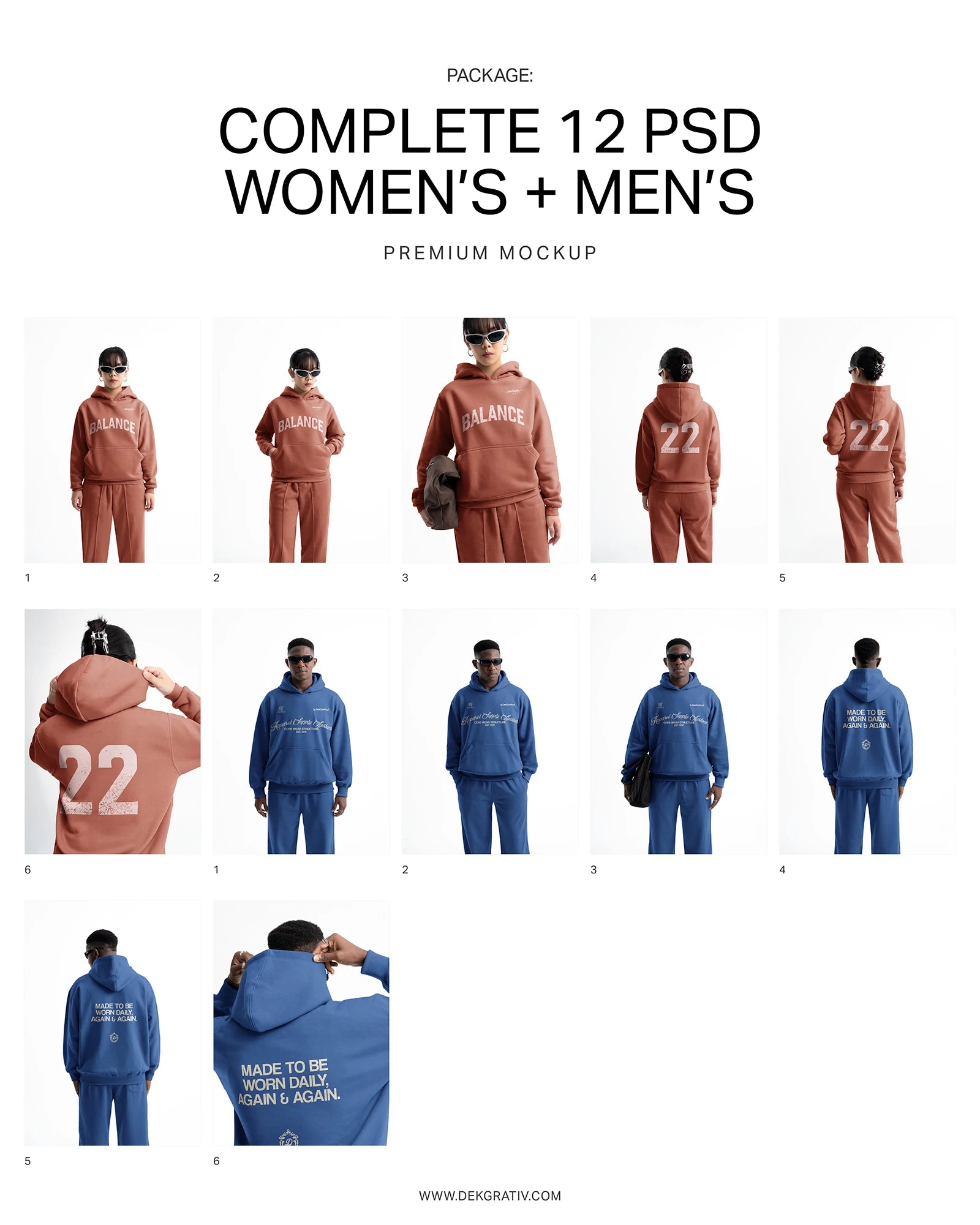 6 Premium Men’s Hoodie Mockups 2026